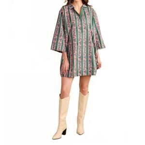 NEW DOUBLE A colette mini dress in floral manor